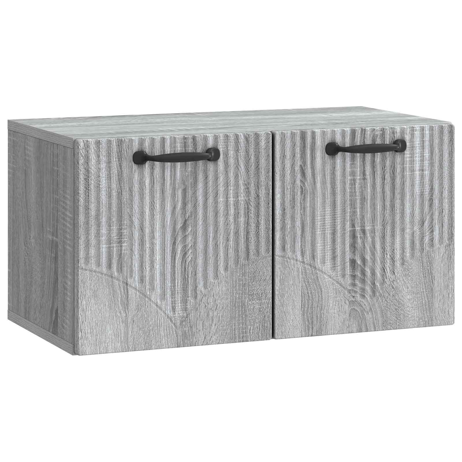 Sieninė TV spintelė Pilka sonoma ąžuolo 59,5 x 31 x 30 cm