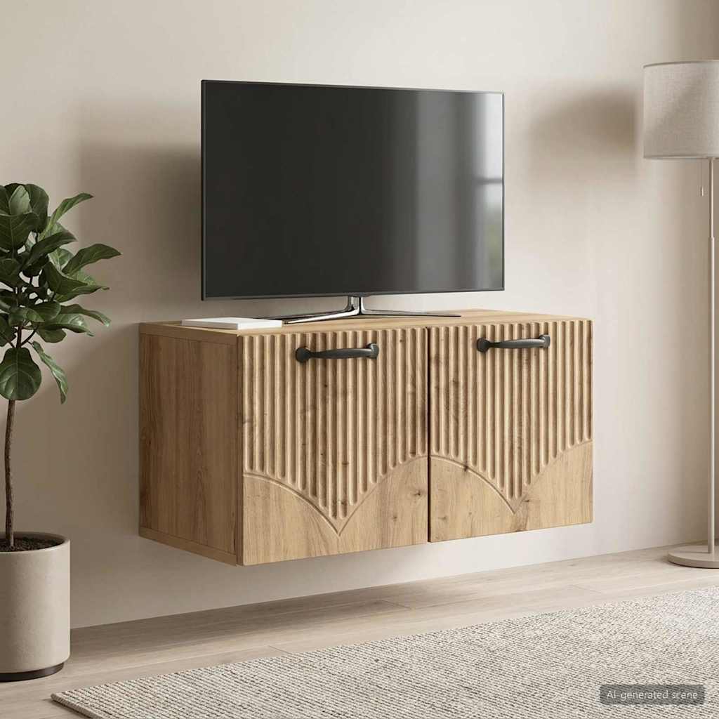 Sieninė TV spintelė Artisano ąžuolo 59,5 x 31 x 30 cm