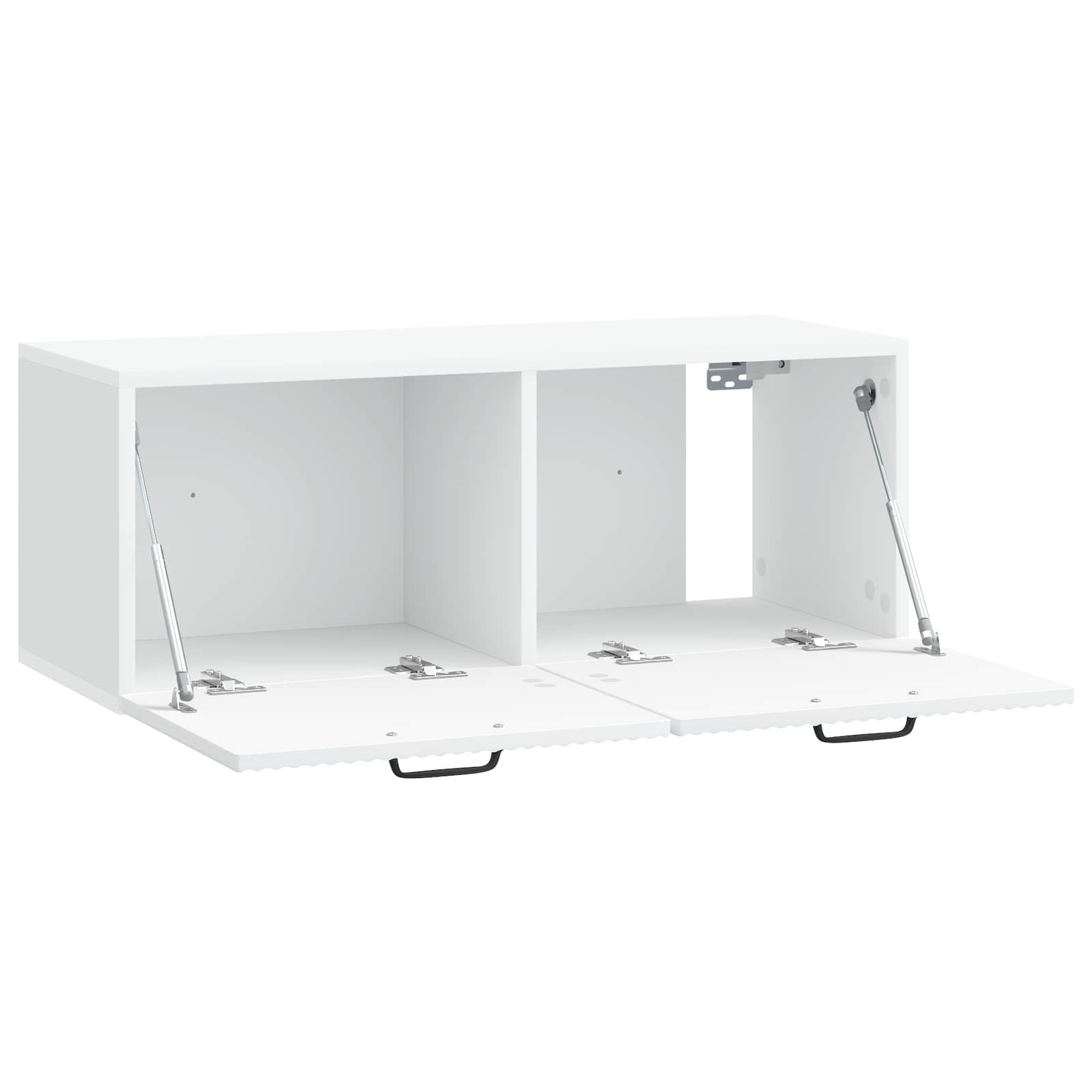 Sieninė TV spintelė Balta 78,5 x 31 x 30 cm Apdirbta mediena