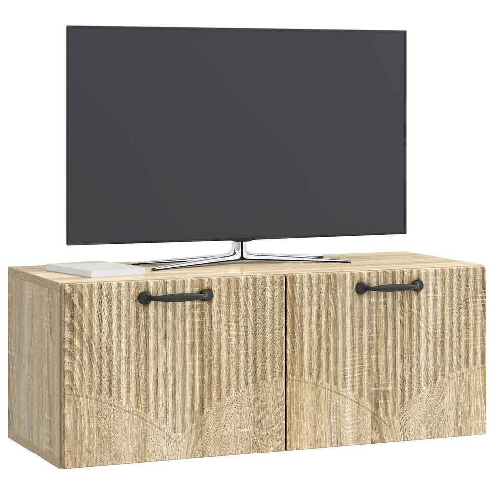 Sieninė TV spintelė Sonoma ąžuolas 78,5 x 31 x 30 cm