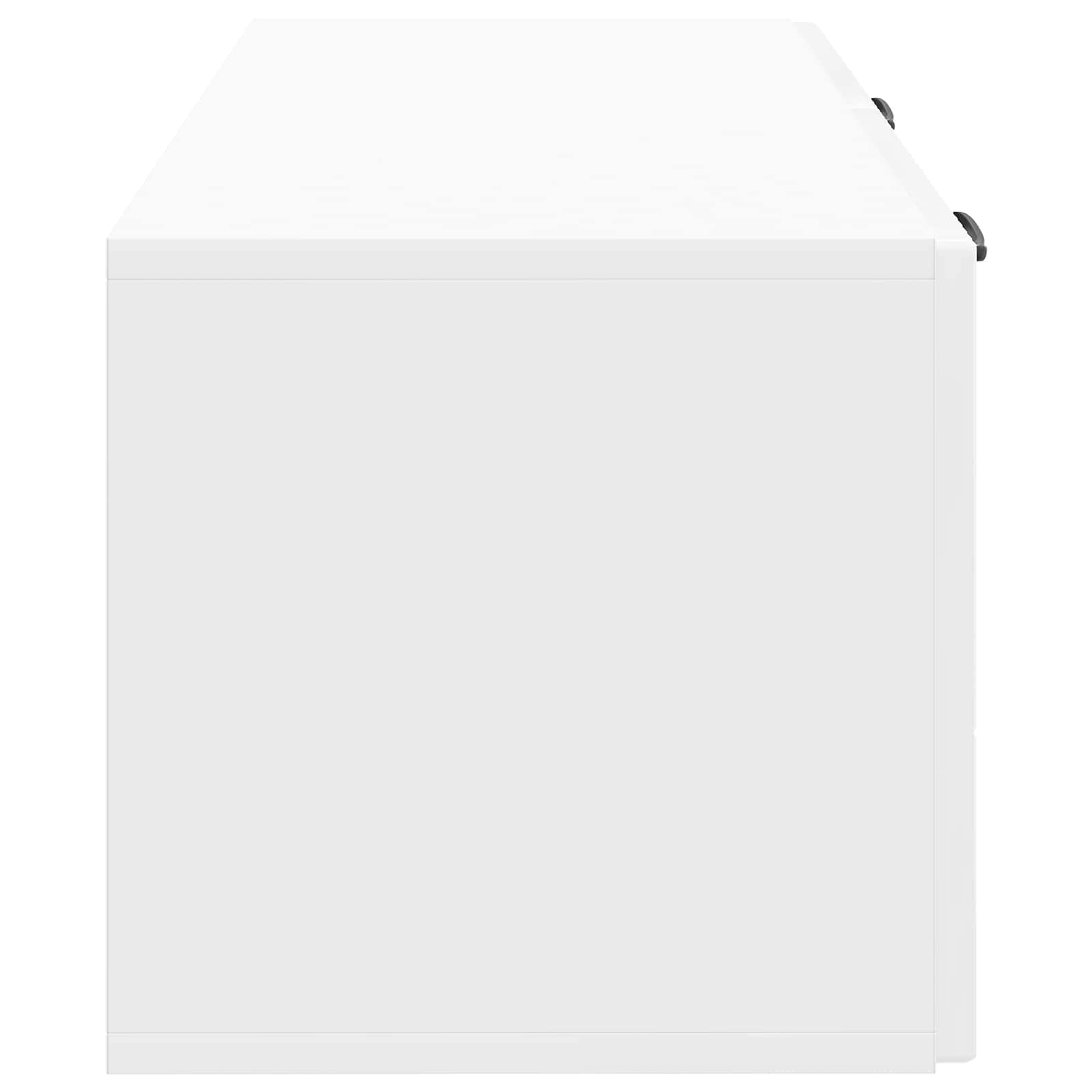 Sieninė TV spintelė Itin blizgi balta 78,5 x 31 x 30 cm