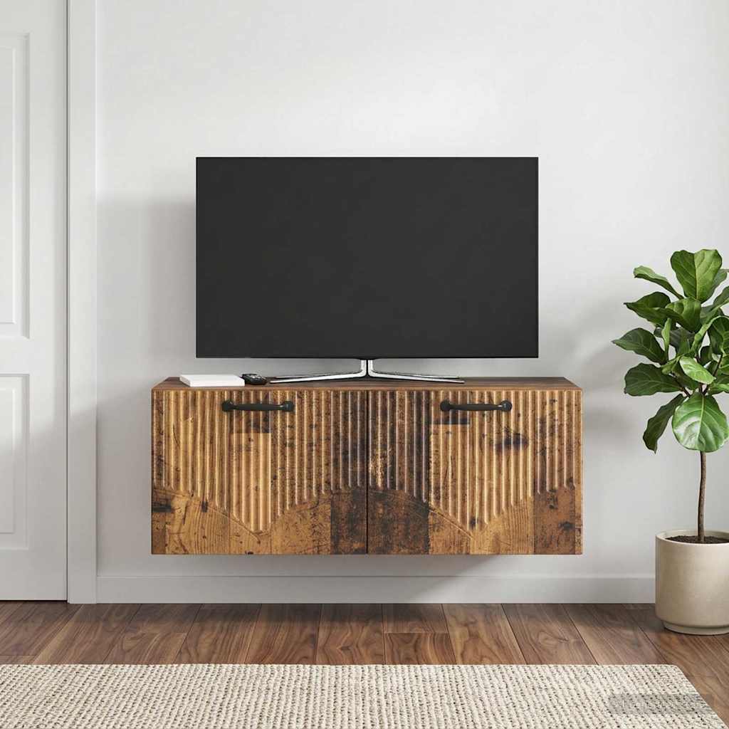 Sieninė TV spintelė Sendintos medienos 78,5 x 31 x 30 cm