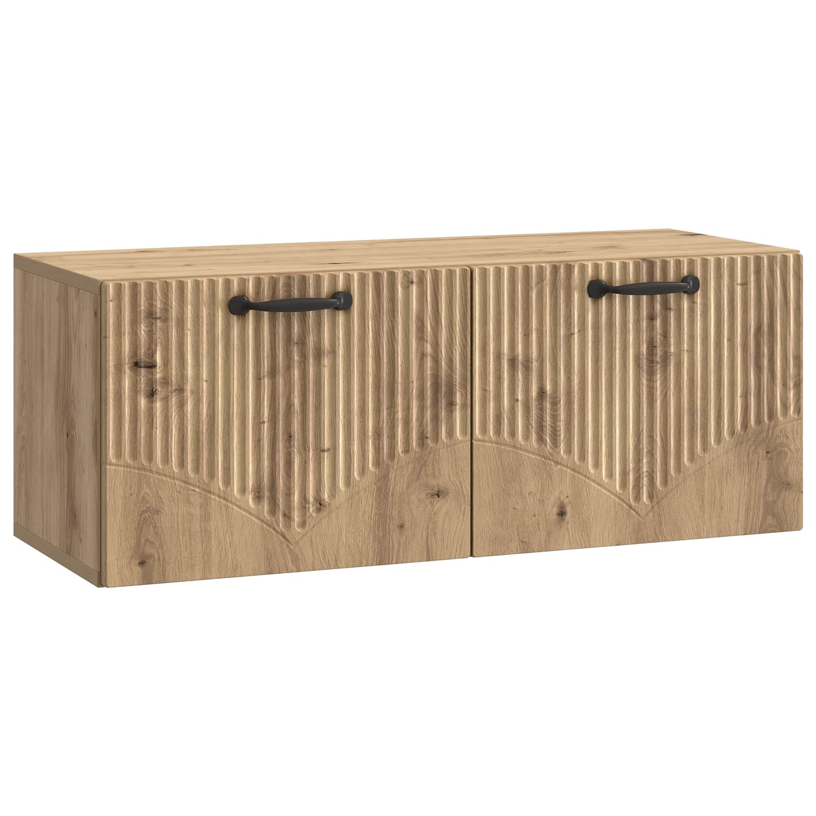 Pie sienas stiprināms TV skapītis ozolkoka Artisano 78,5 x 31 x 30 cm