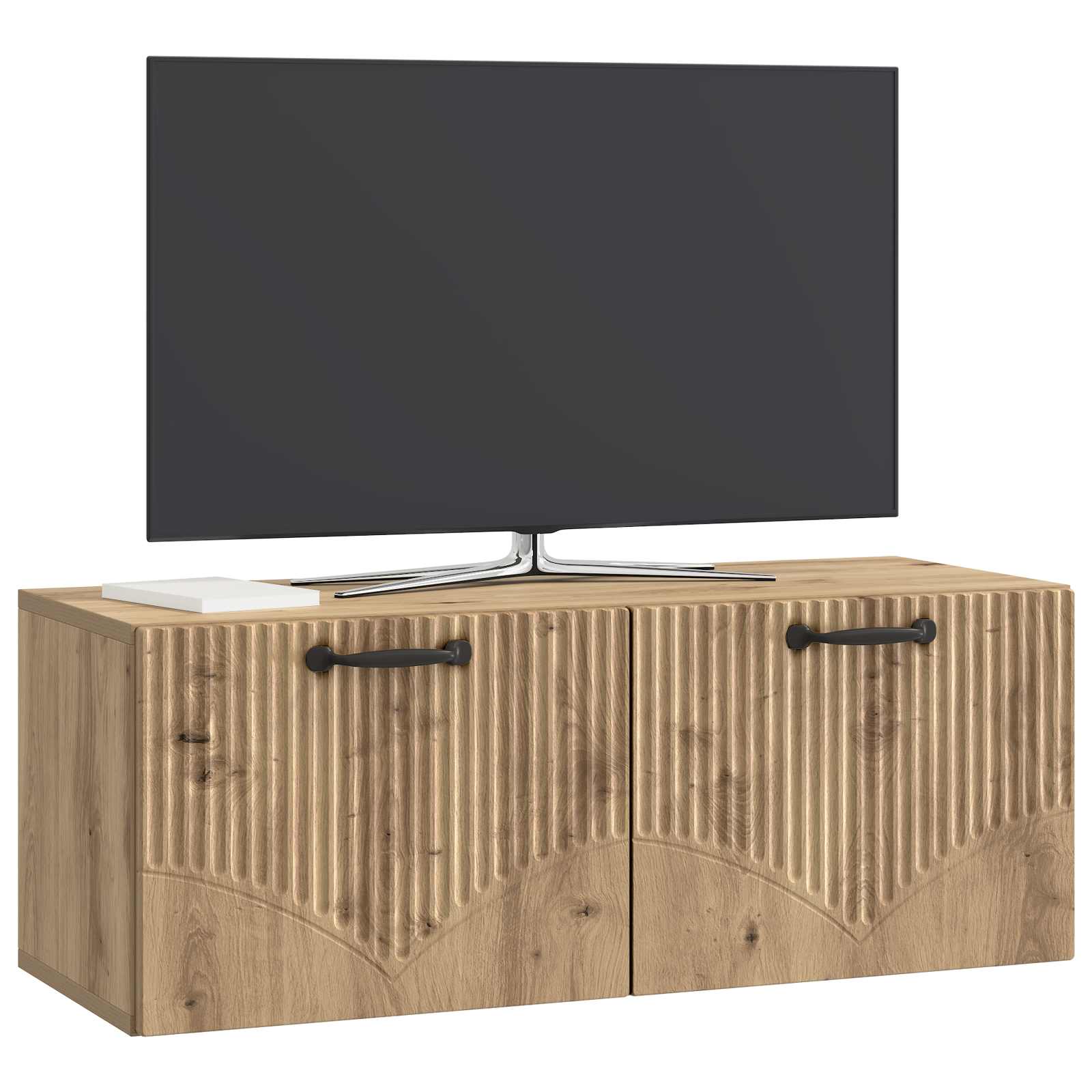 Pie sienas stiprināms TV skapītis ozolkoka Artisano 78,5 x 31 x 30 cm