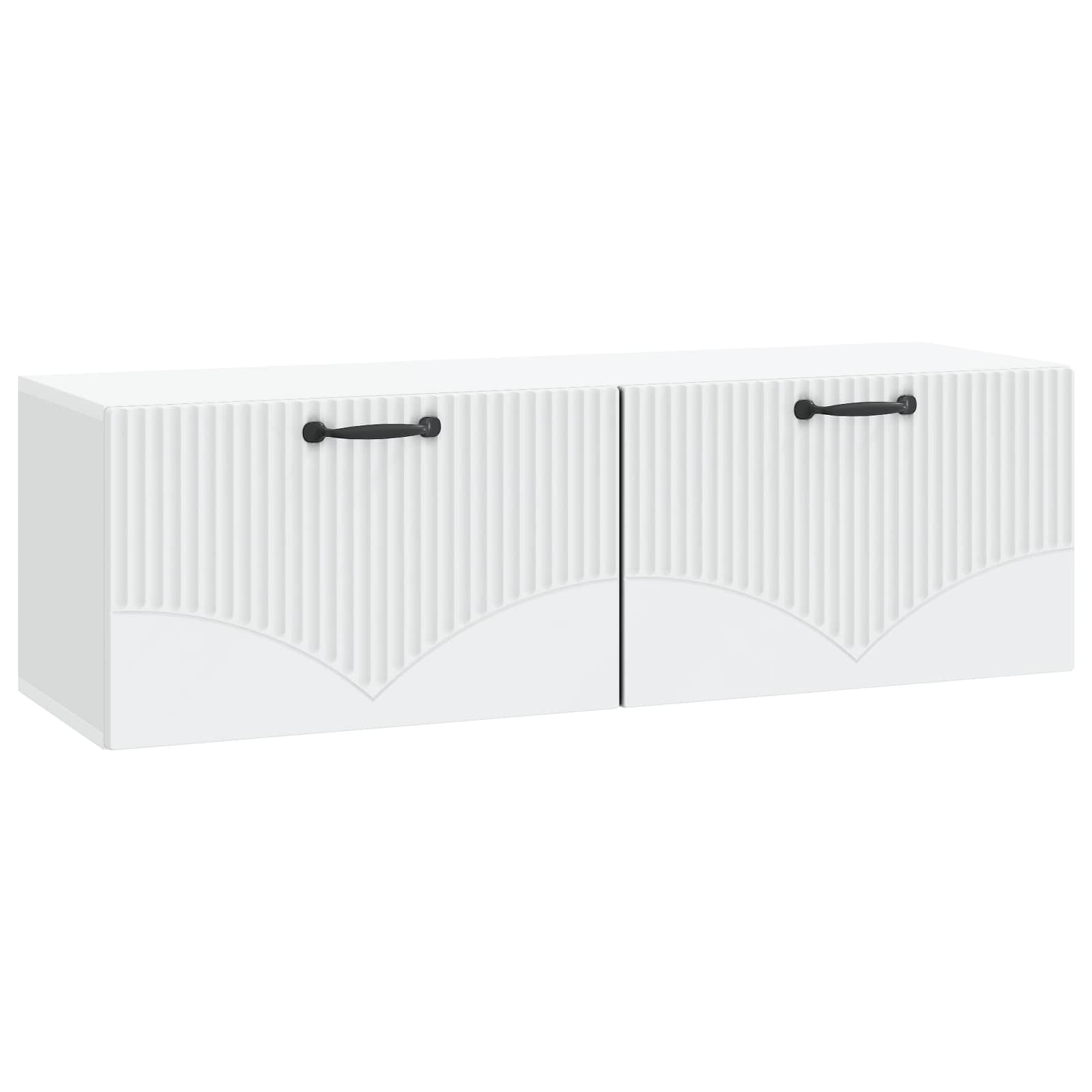 Sieninė TV spintelė Balta 98 x 31 x 30 cm Apdirbta mediena