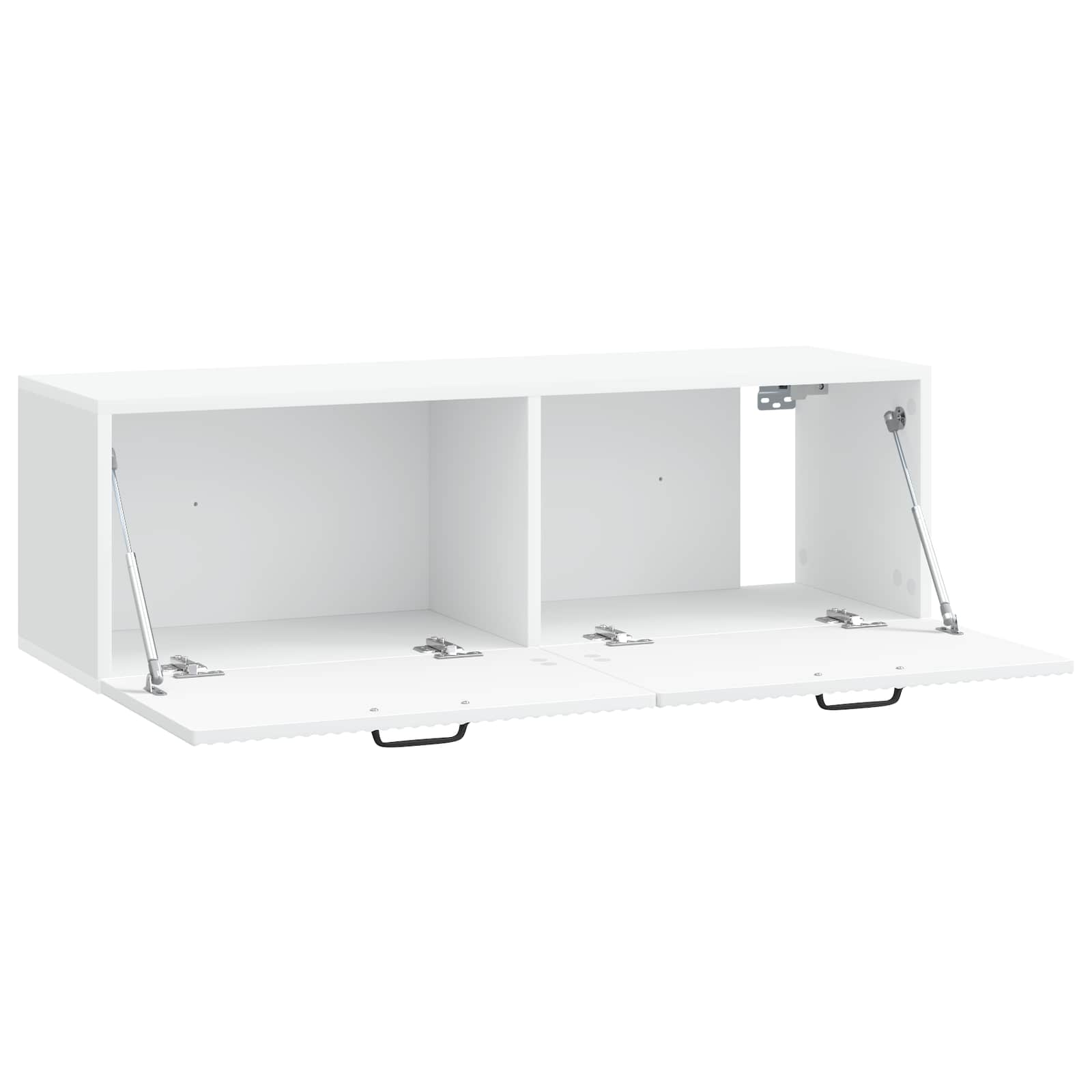 Sieninė TV spintelė Balta 98 x 31 x 30 cm Apdirbta mediena