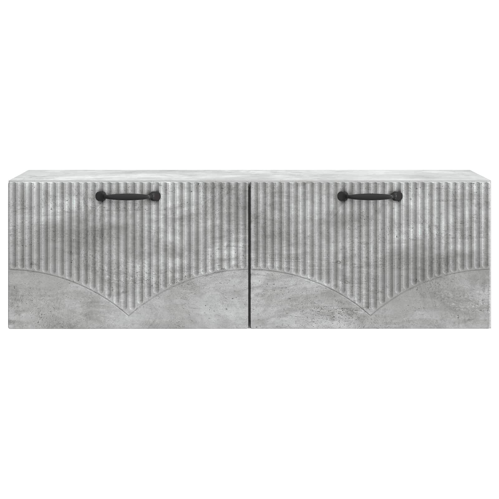 Sieninė TV spintelė Betono pilka 98 x 31 x 30 cm
