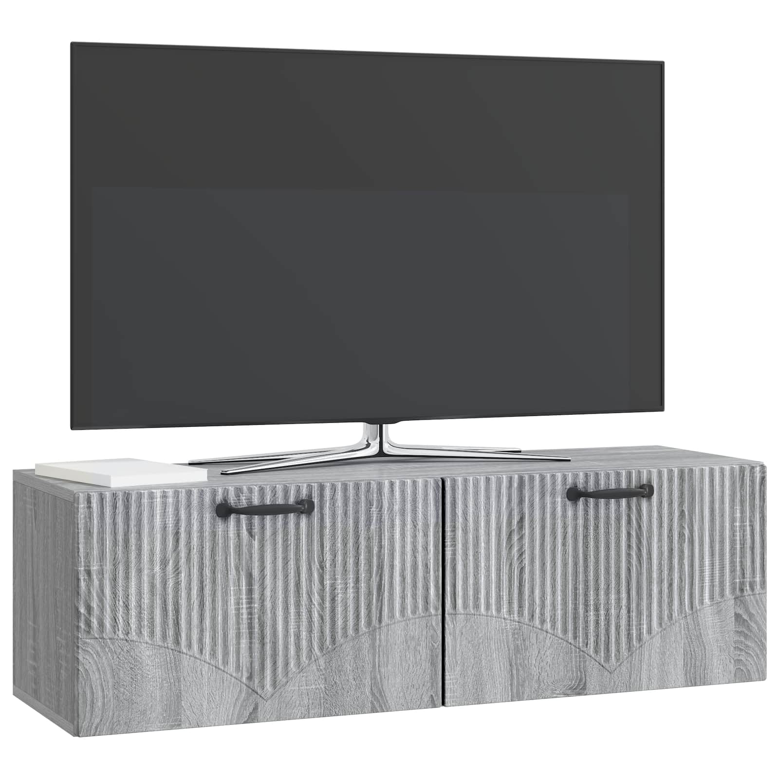 Sienas TV skapītis Pelēka Sonoma ozolkoka 98 x 31 x 30 cm
