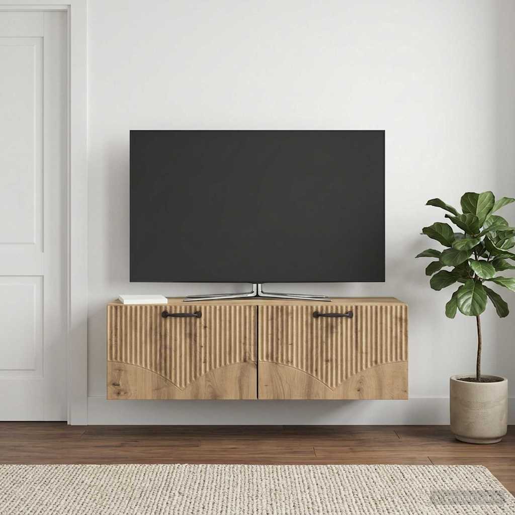 Sieninė TV spintelė Artisano ąžuolo 98 x 31 x 30 cm