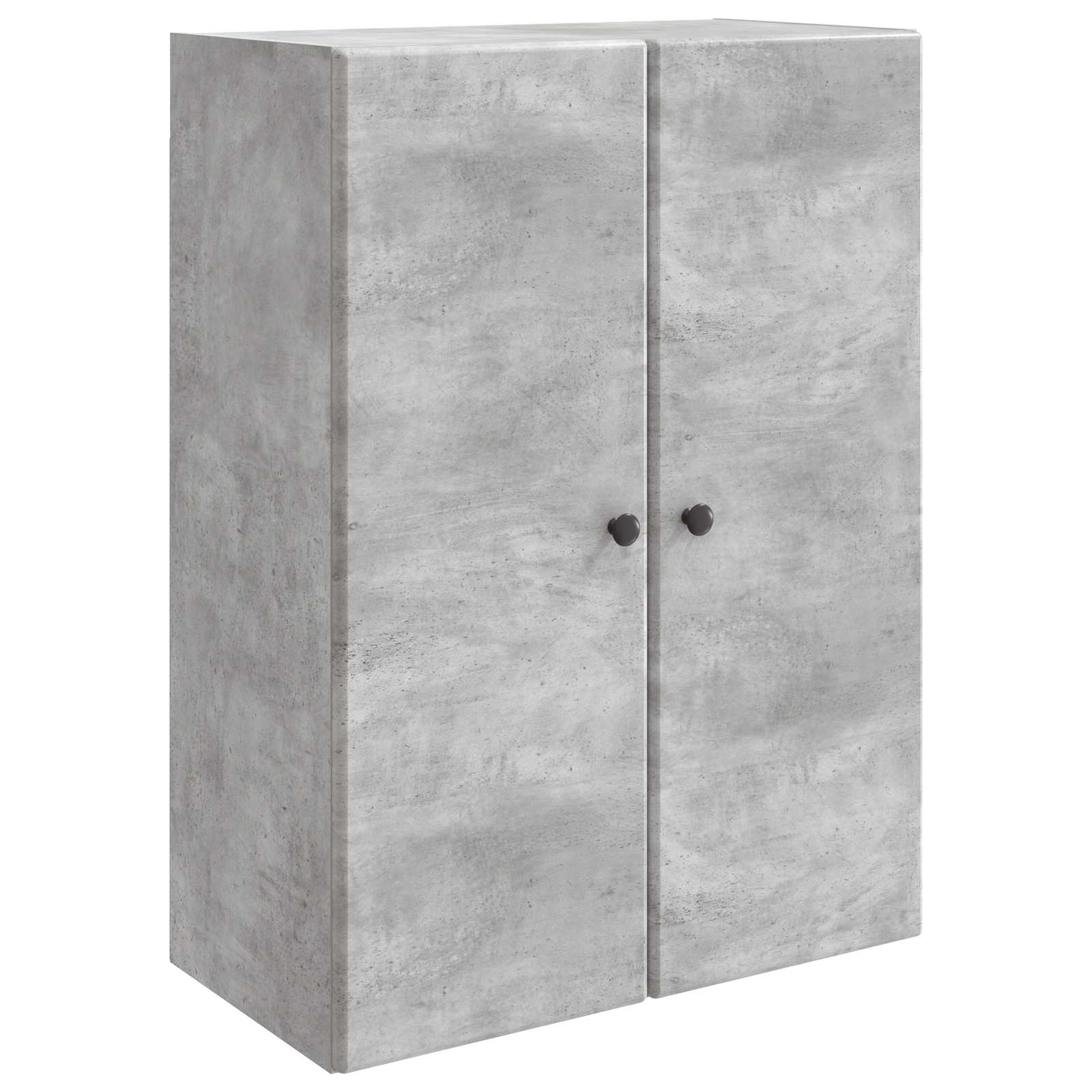 Prie sienos montuojama spinta Betono pilka 66 x 34,5 x 90 cm