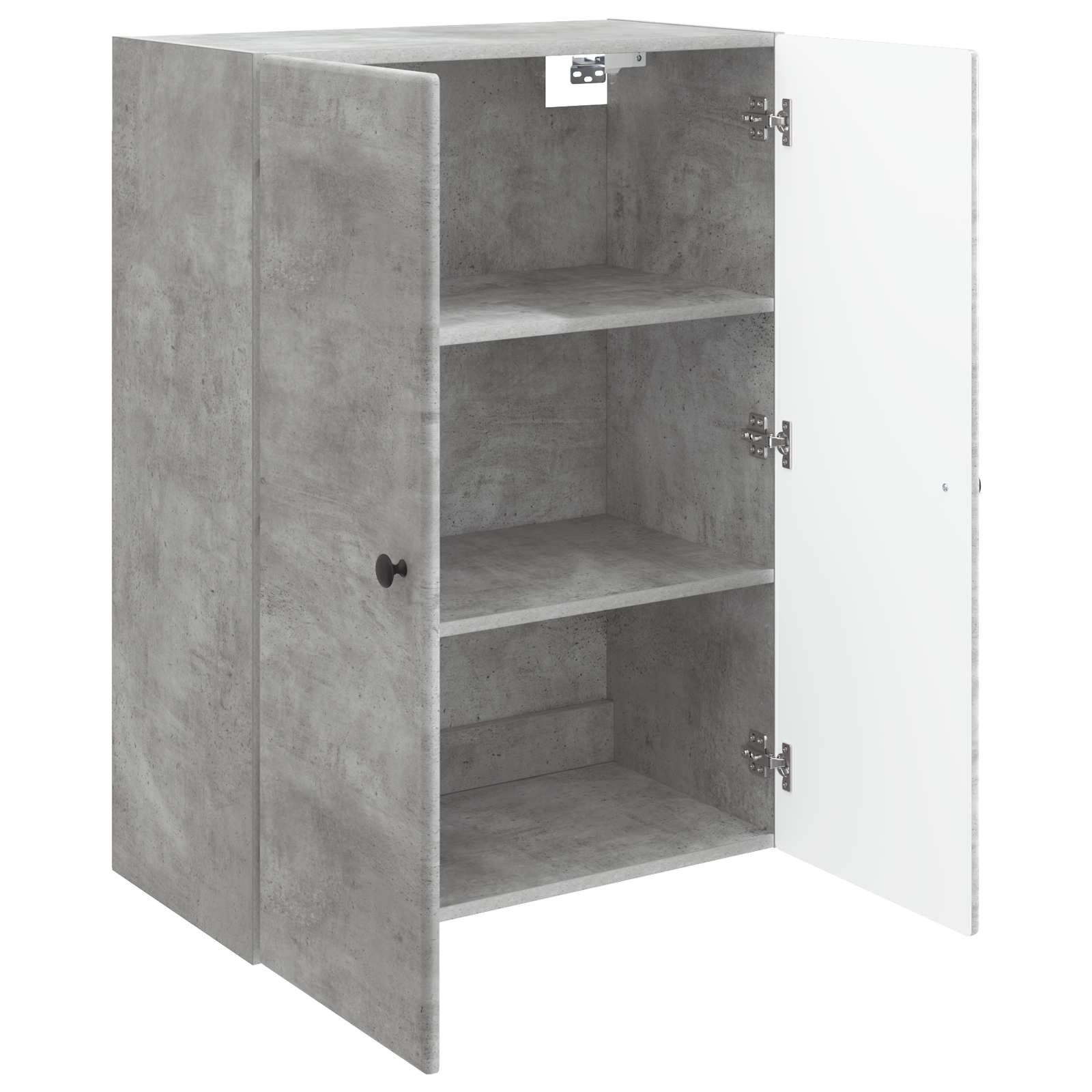 Prie sienos montuojama spinta Betono pilka 66 x 34,5 x 90 cm