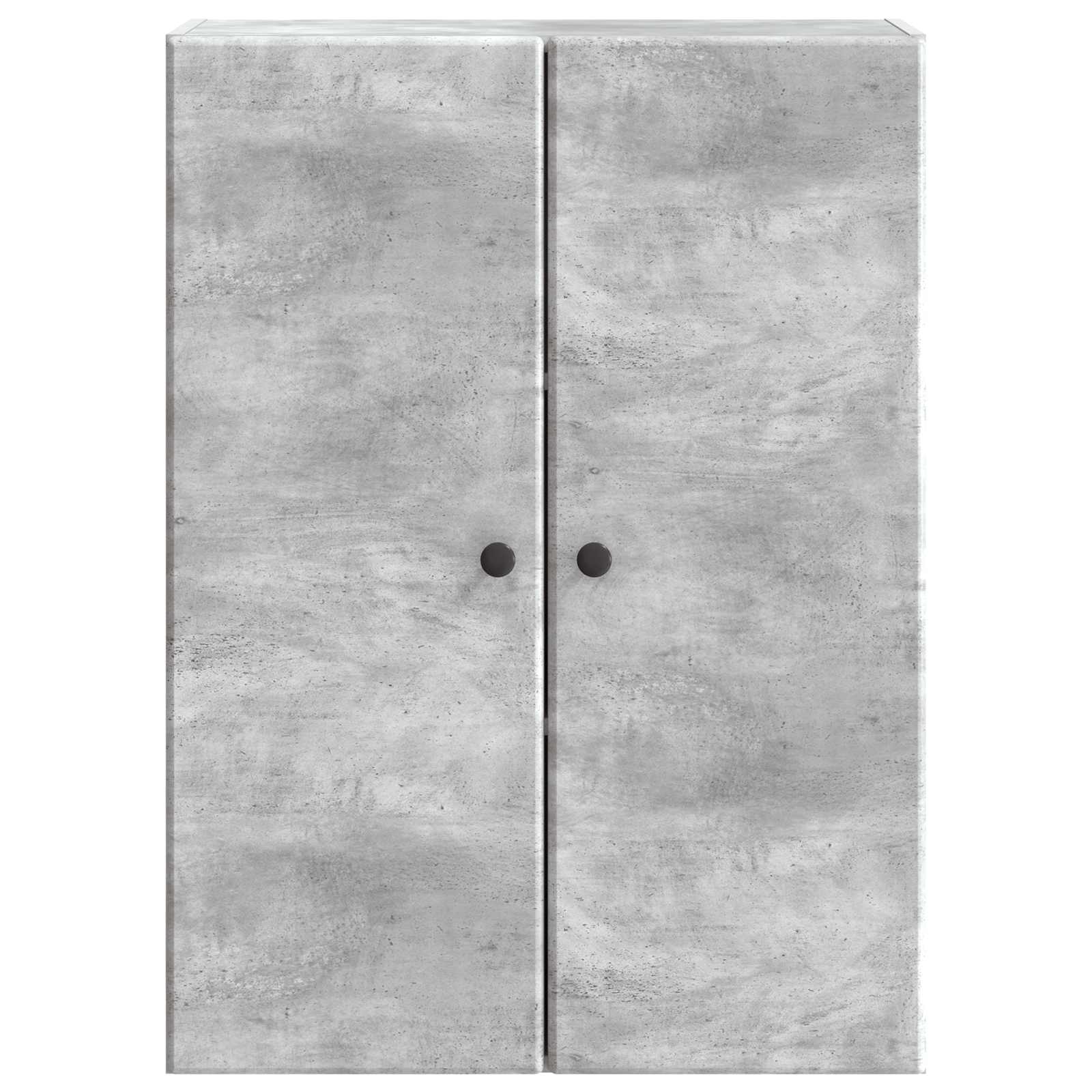 Prie sienos montuojama spinta Betono pilka 66 x 34,5 x 90 cm