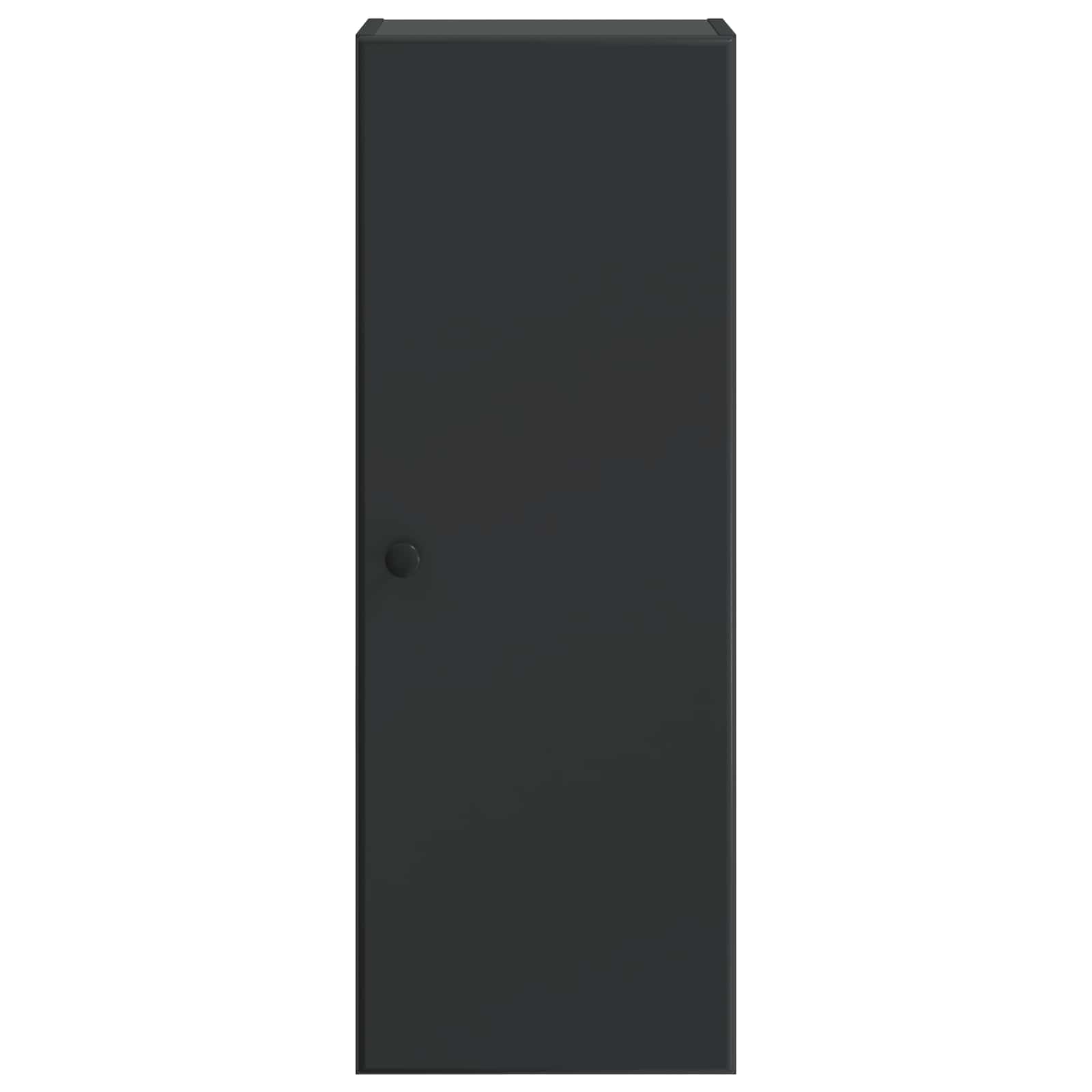 Prie sienos montuojama spinta Juoda 33 x 34,5 x 90 cm