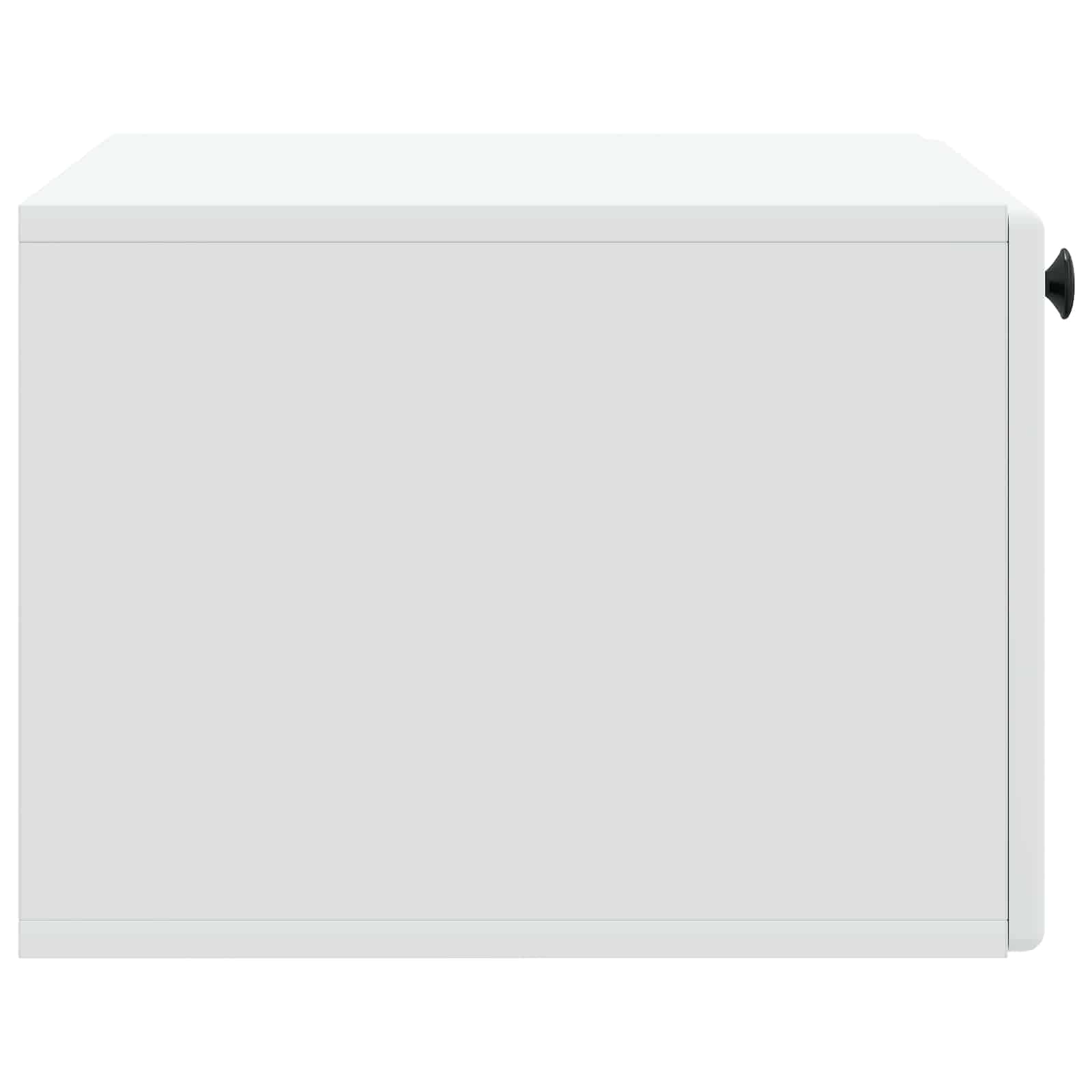 Sieninė TV spintelė 59,5 x 41 x 30 cm Balta Apdirbta mediena
