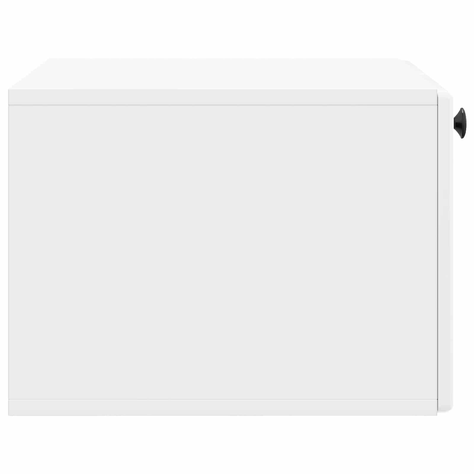 Sieninė TV spintelė Itin blizgi balta 59,5 x 41 x 30 cm