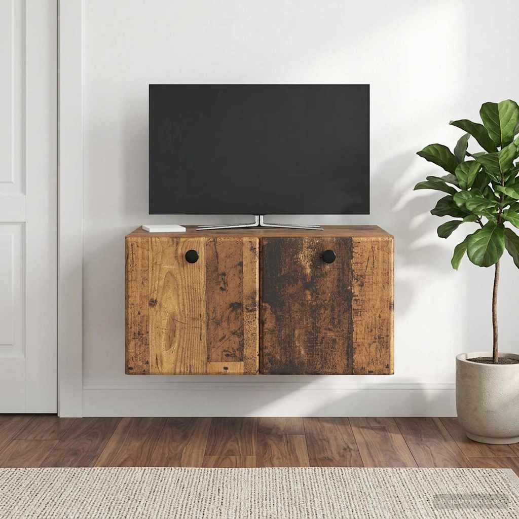 Sieninė TV spintelė Sendintos medienos 59,5 x 41 x 30 cm
