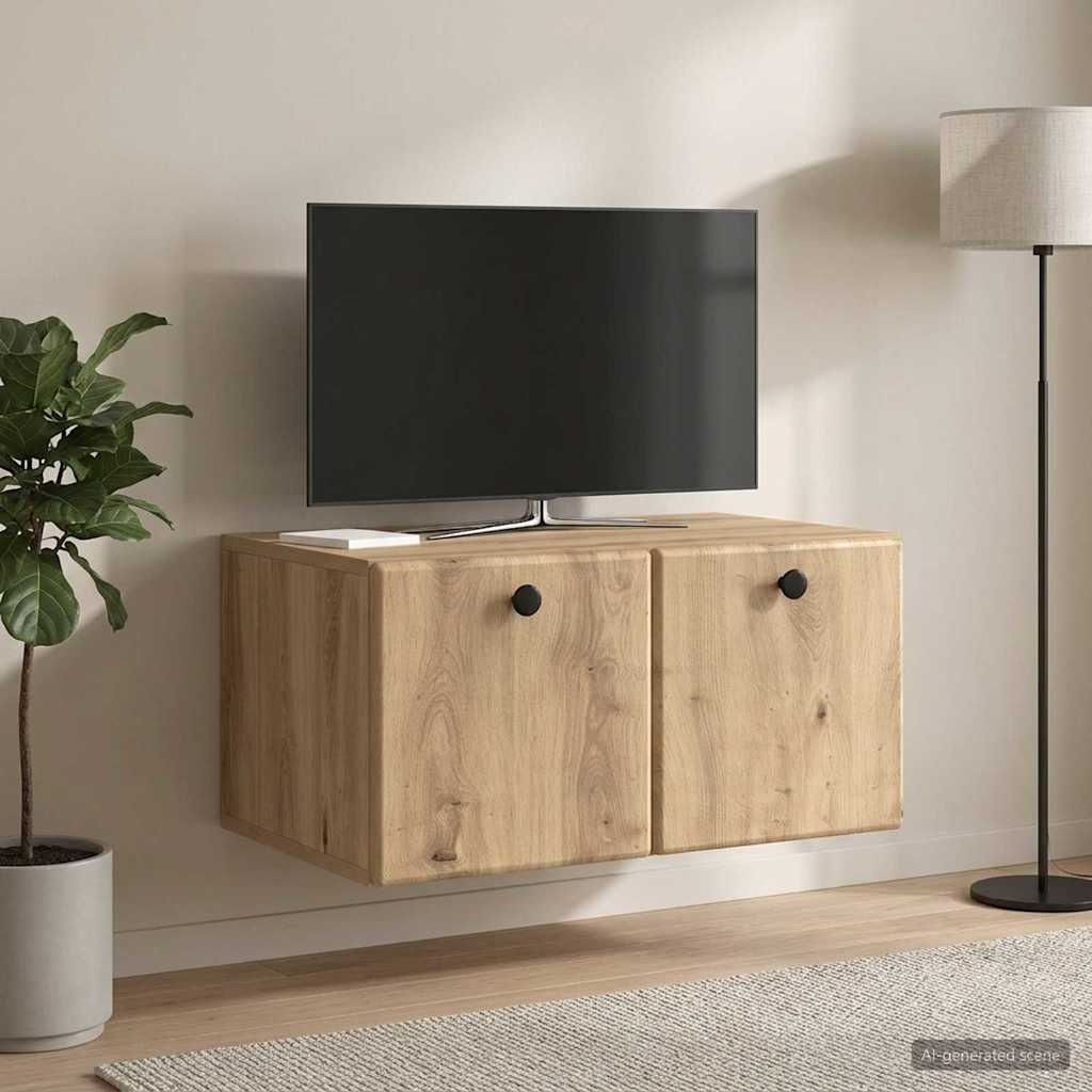 Sieninė TV spintelė Artisano ąžuolo 59,5 x 41 x 30 cm