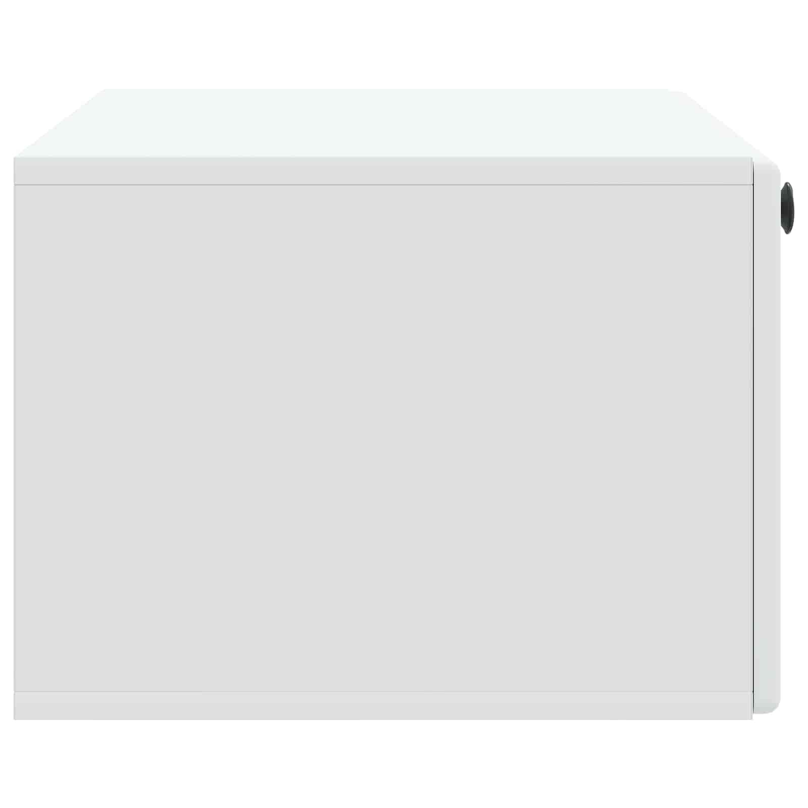 Sieninė TV spintelė 78,5 x 41 x 30 cm Balta Apdirbta mediena