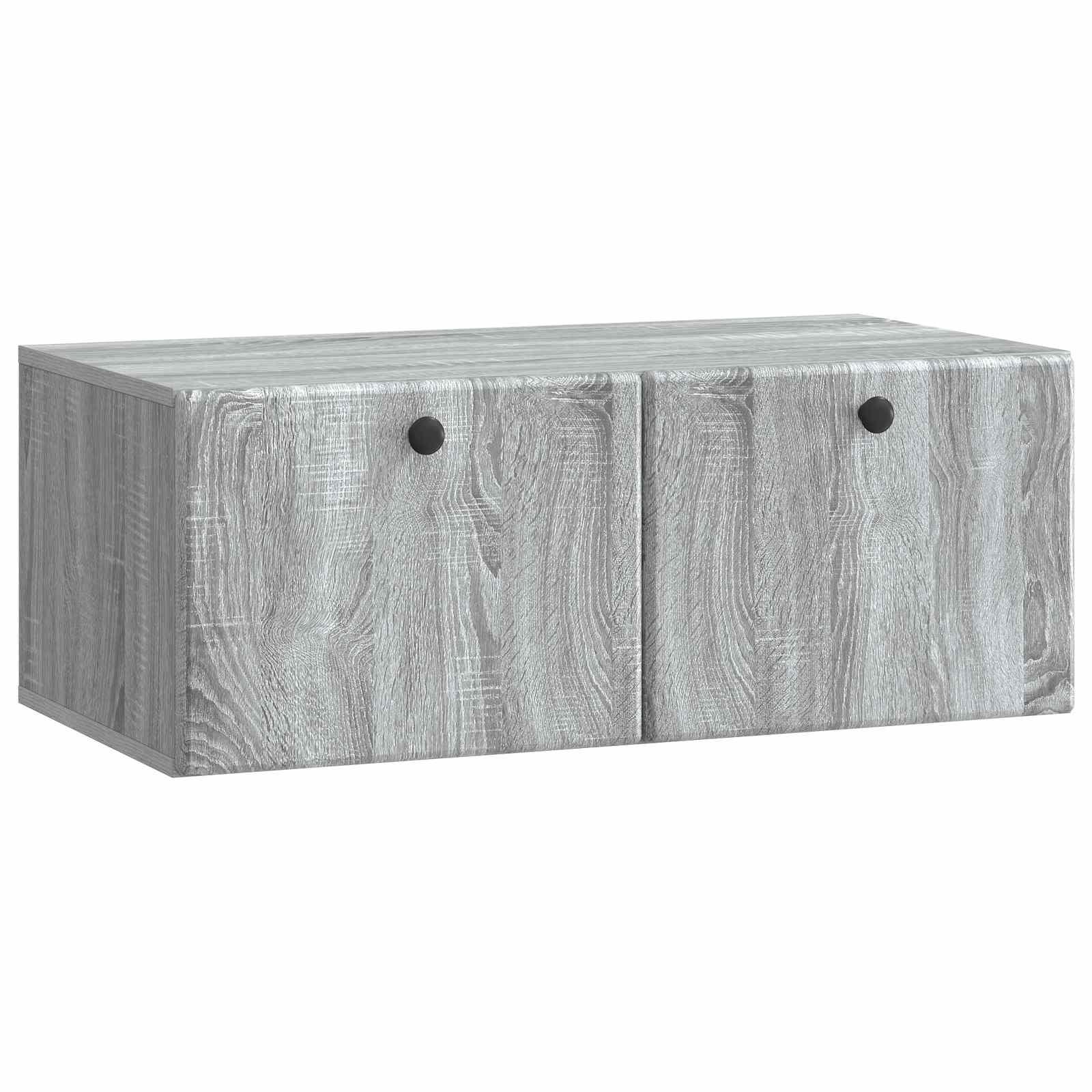 Sienas TV skapītis Pelēks sonomas ozols 78,5 x 41 x 30 cm