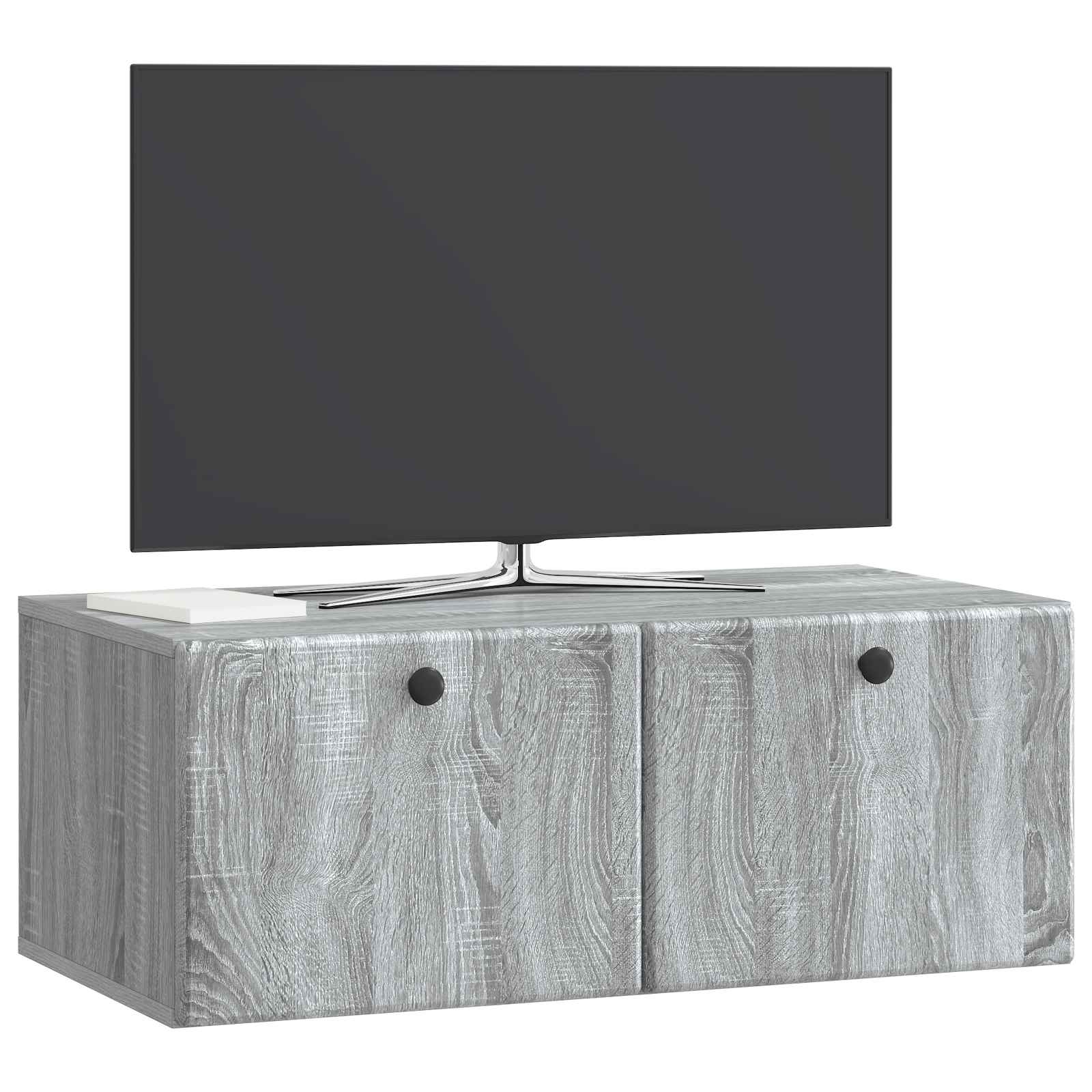 Sienas TV skapītis Pelēks sonomas ozols 78,5 x 41 x 30 cm