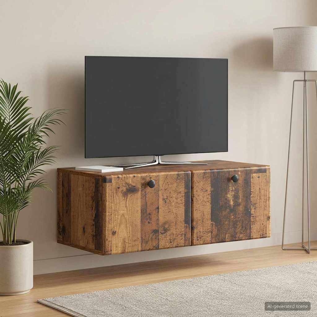 Sieninė TV spintelė Sendintos medienos 78,5 x 41 x 30 cm