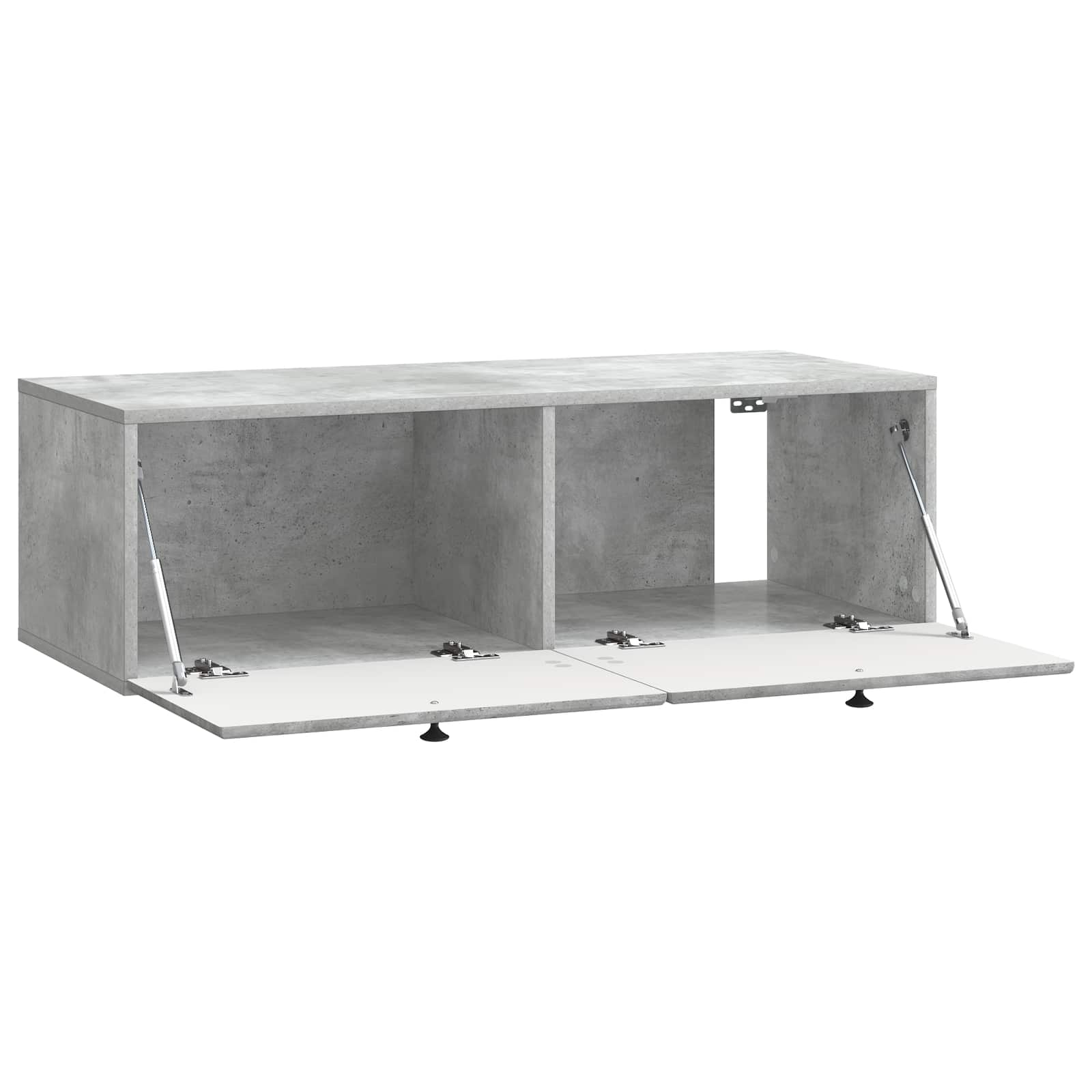 Sieninė TV spintelė Betono pilka 98 x 41 x 30 cm