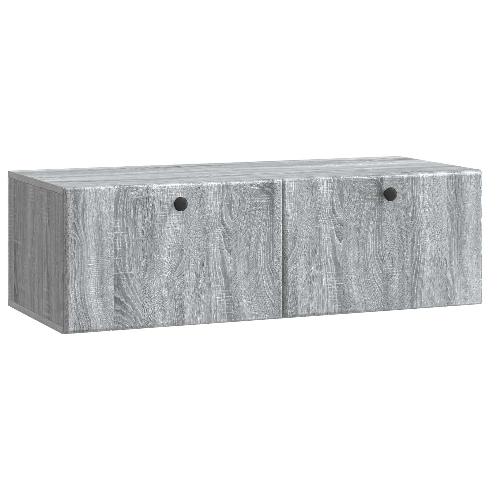 Sieninė TV spintelė Pilka sonoma ąžuolo 98 x 41 x 30 cm