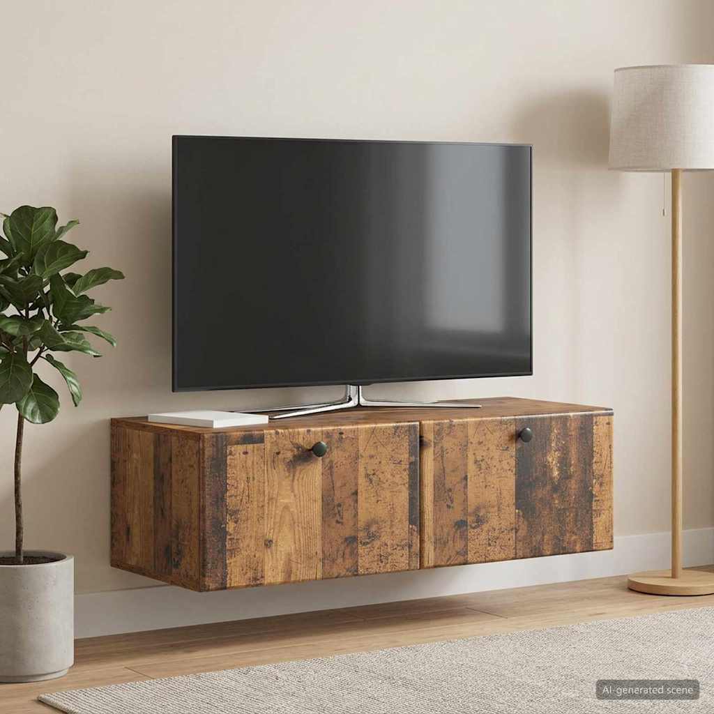 Sieninė TV spintelė Sendintos medienos 98 x 41 x 30 cm
