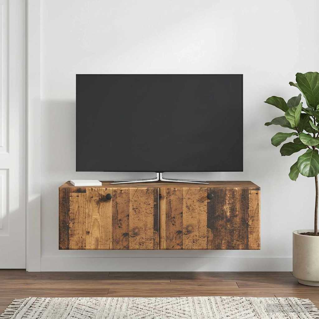 Sieninė TV spintelė Sendintos medienos 98 x 41 x 30 cm