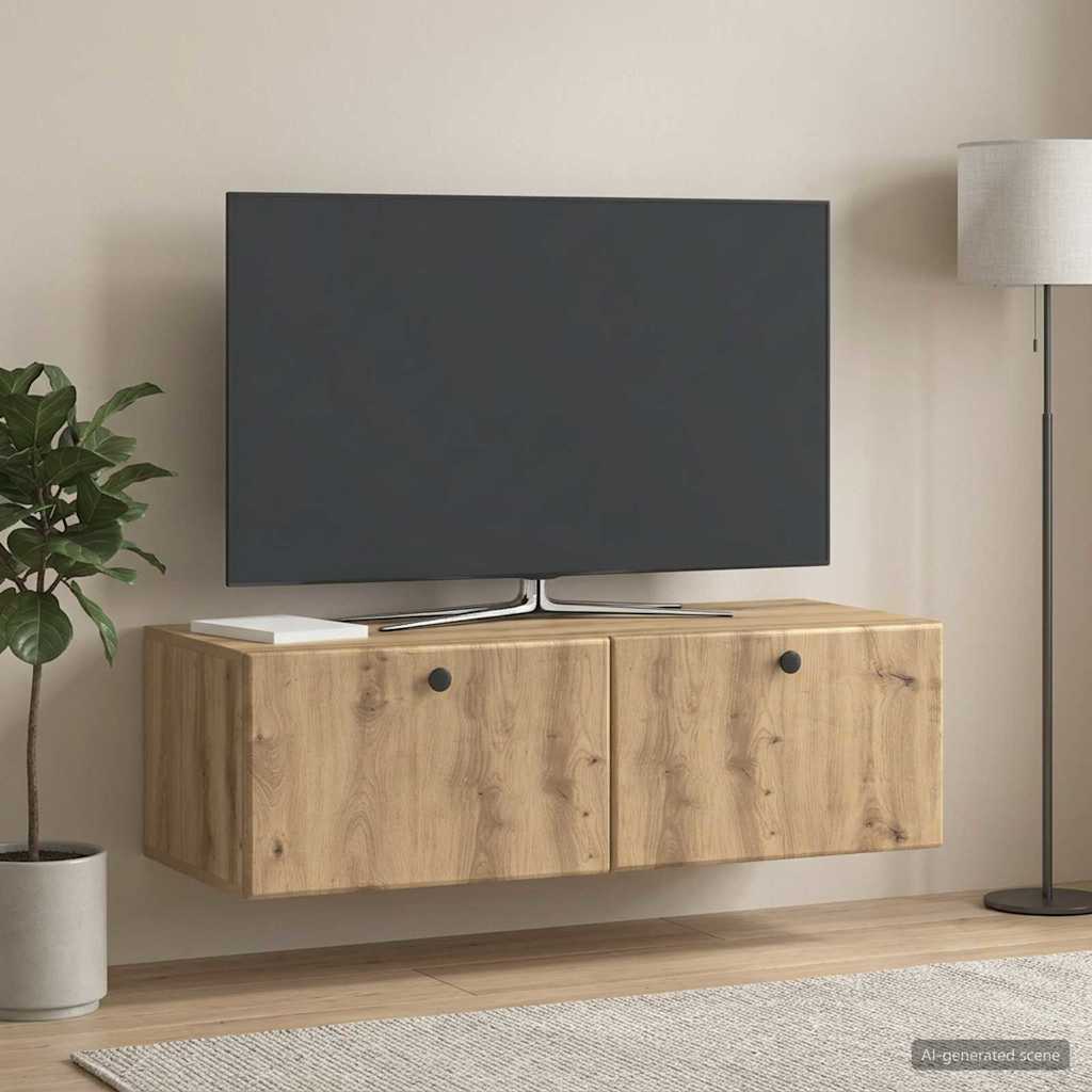 Sieninė TV spintelė Artisano ąžuolo 98 x 41 x 30 cm