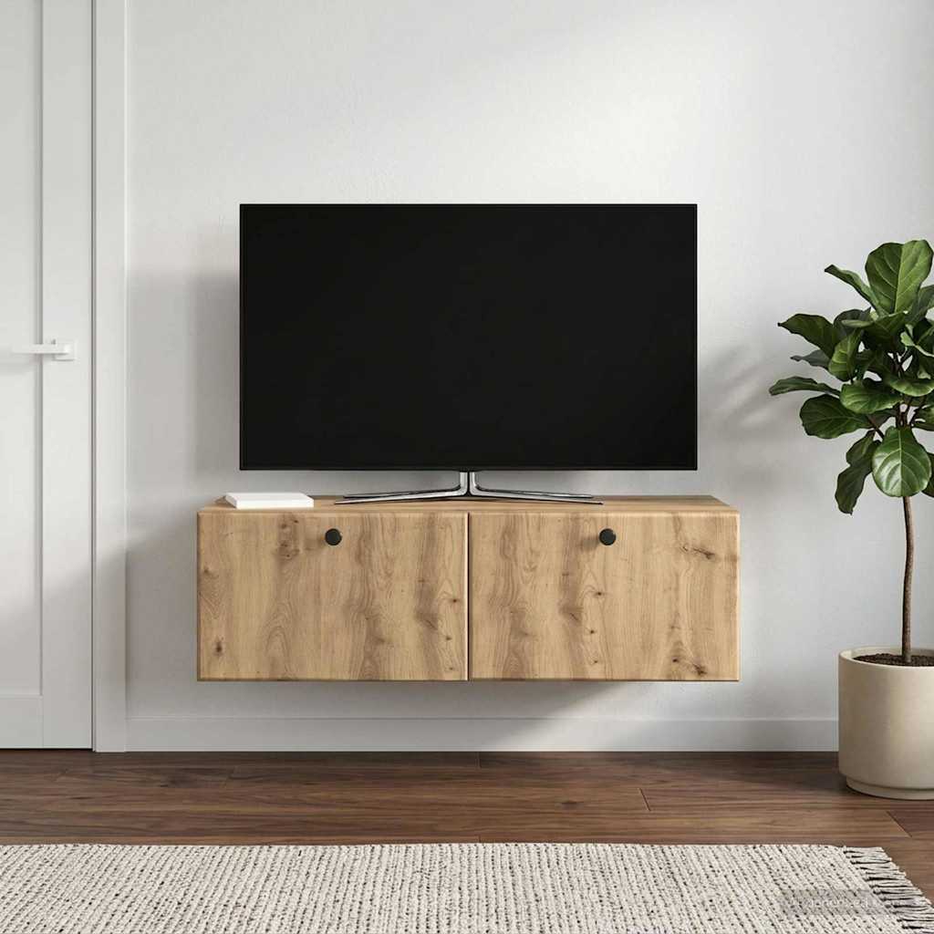 Sieninė TV spintelė Artisano ąžuolo 98 x 41 x 30 cm