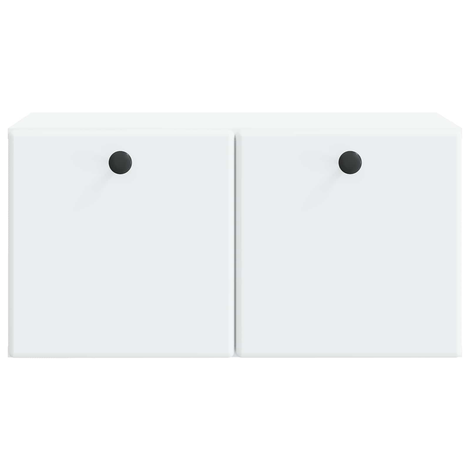 Sieninė TV spintelė 59,5 x 31 x 30 cm Balta Apdirbta mediena