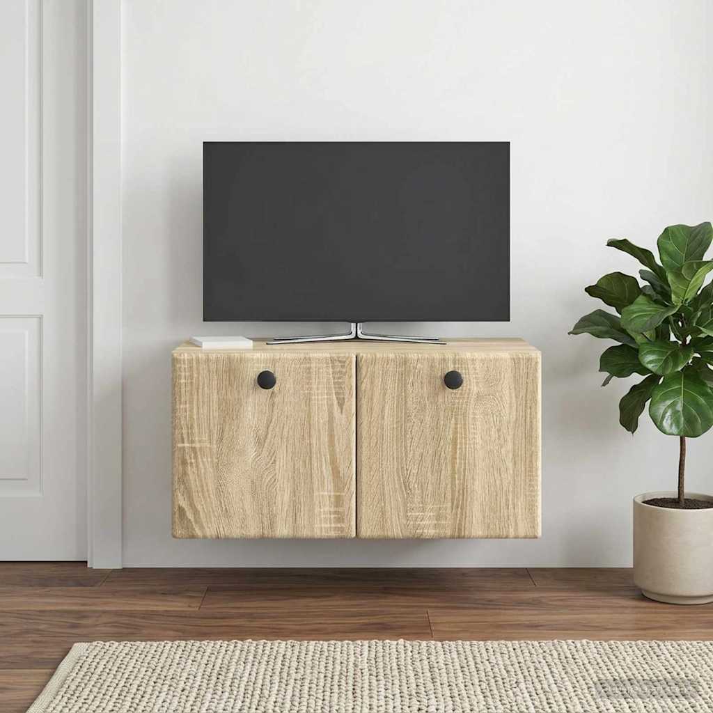 Sieninė TV spintelė Sonoma ąžuolas 59,5 x 31 x 30 cm