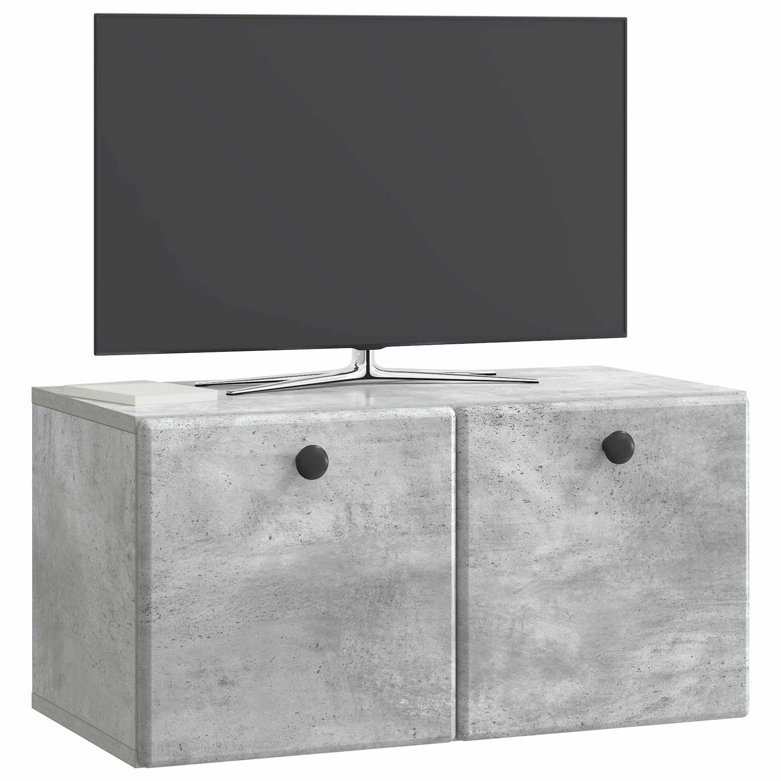 Sieninė TV spintelė Betono pilka 59,5 x 31 x 30 cm