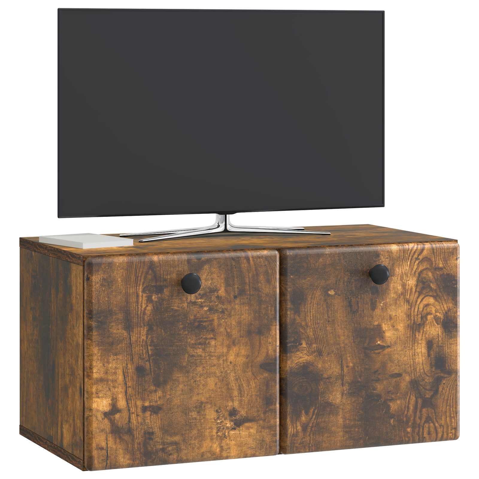 Sieninė TV spintelė Dūminio ąžuolo 59,5 x 31 x 30 cm