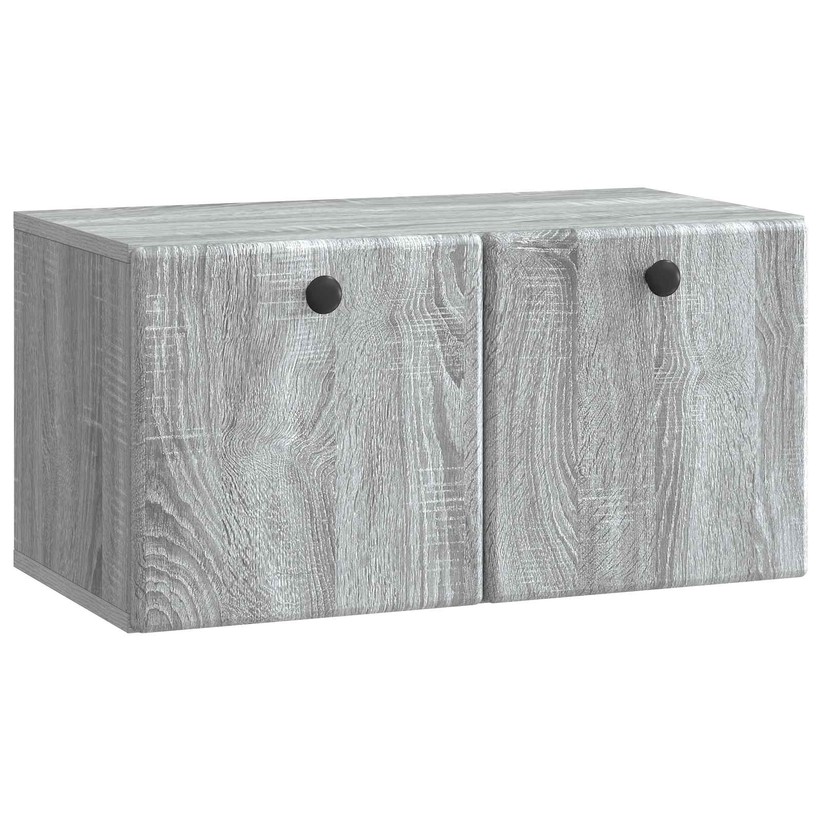 Sieninė TV spintelė Pilka sonoma ąžuolo 59,5 x 31 x 30 cm
