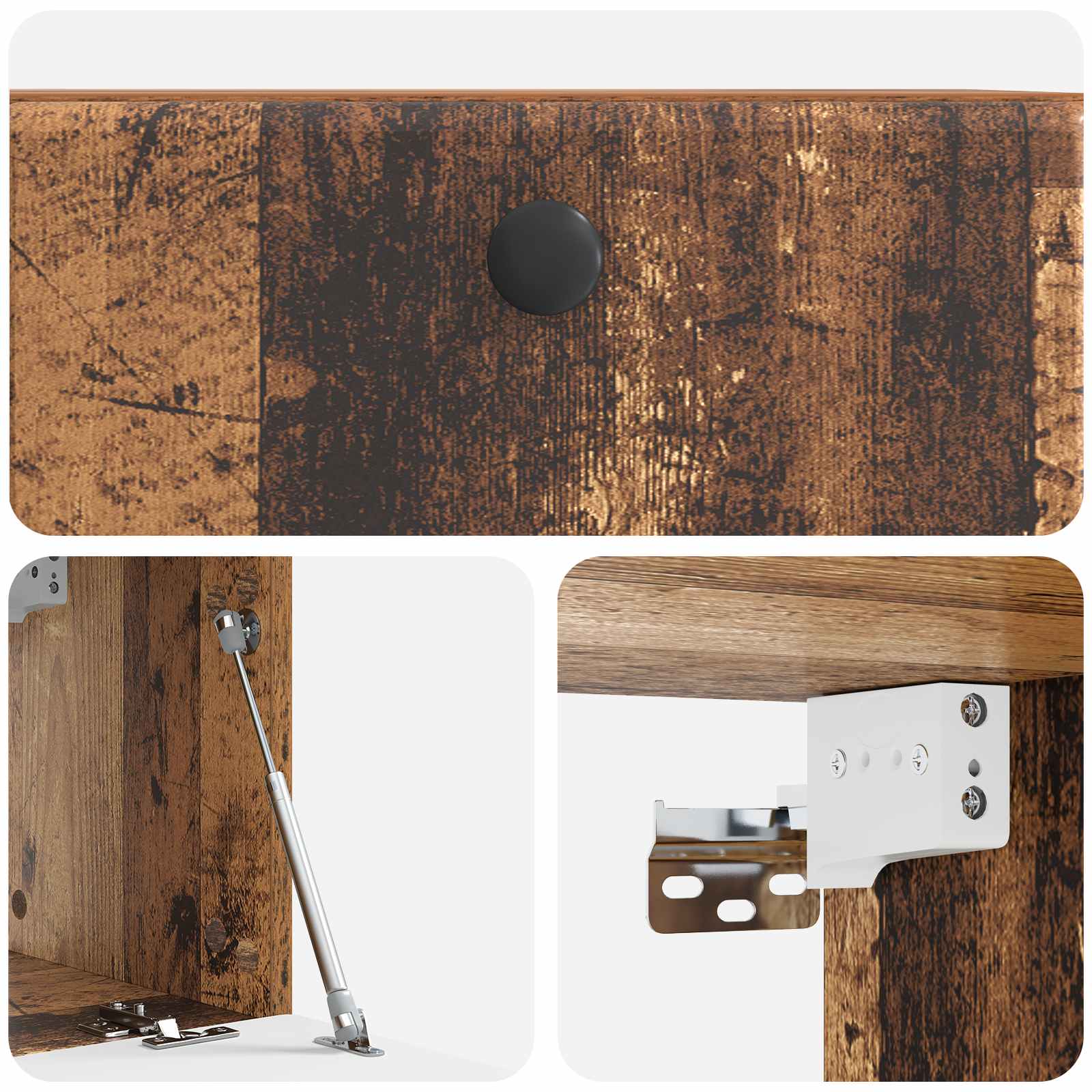 Sieninė TV spintelė 59,5 x 31 x 30 cm Sendintos medienos
