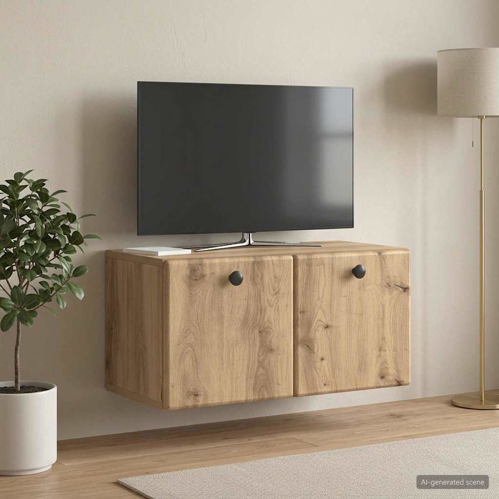 Sieninė TV spintelė Artisano ąžuolo 59,5 x 31 x 30 cm