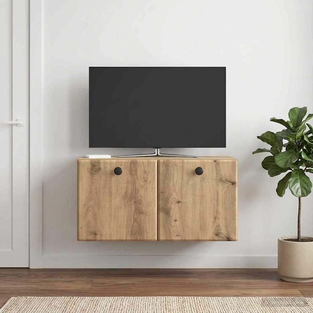 Sieninė TV spintelė Artisano ąžuolo 59,5 x 31 x 30 cm