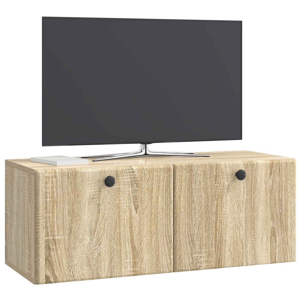 Sieninė TV spintelė Sonoma ąžuolas 78,5 x 31 x 30 cm