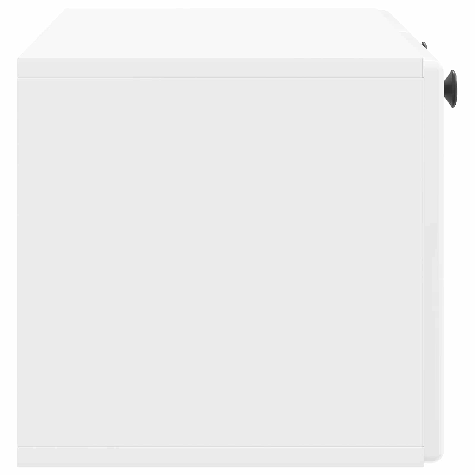 Sieninė TV spintelė Itin blizgi balta 78,5 x 31 x 30 cm