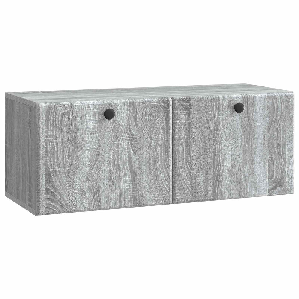 Sieninė TV spintelė Pilka sonoma ąžuolo 78,5 x 31 x 30 cm