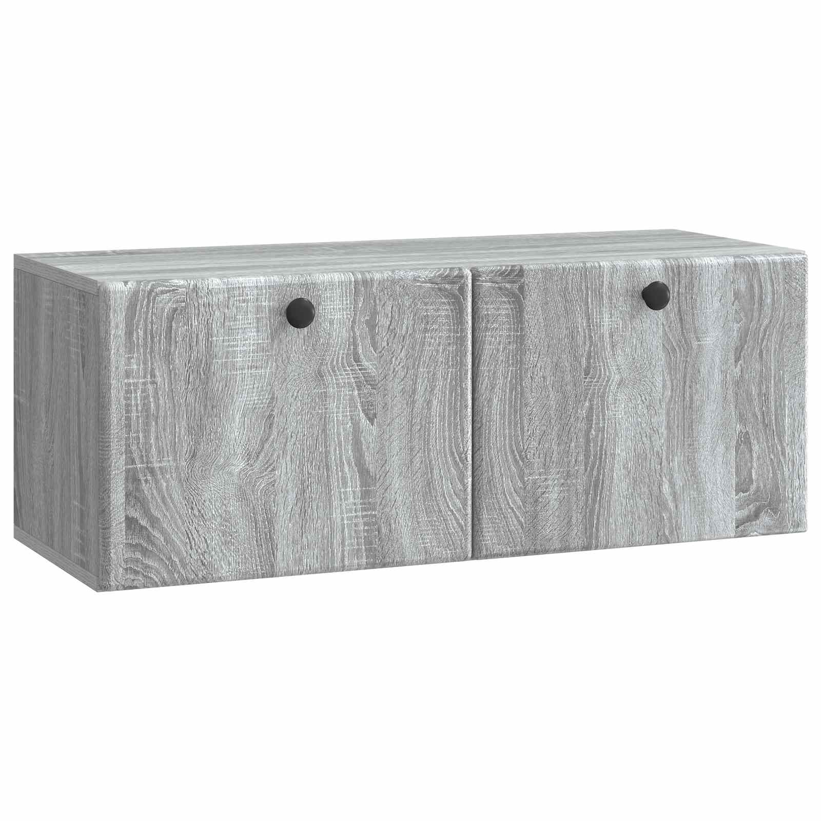Sieninė TV spintelė Pilka sonoma ąžuolo 78,5 x 31 x 30 cm
