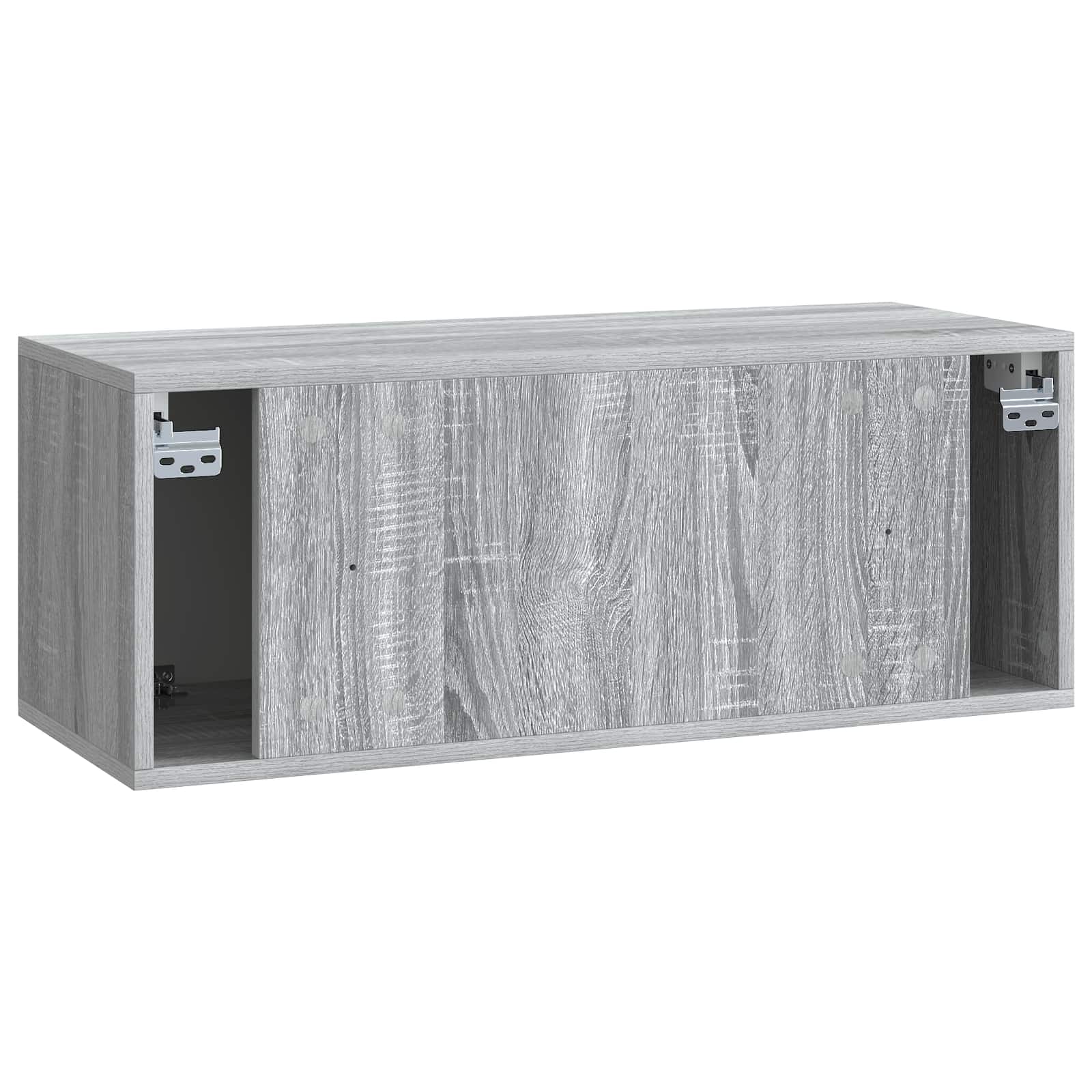 Sieninė TV spintelė Pilka sonoma ąžuolo 78,5 x 31 x 30 cm