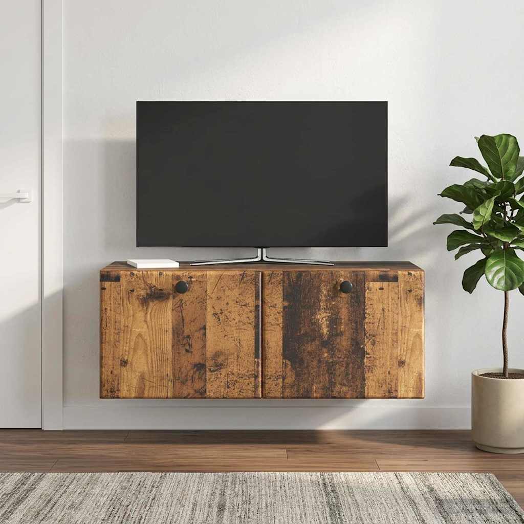 Sieninė TV spintelė Sendintos medienos 78,5 x 31 x 30 cm