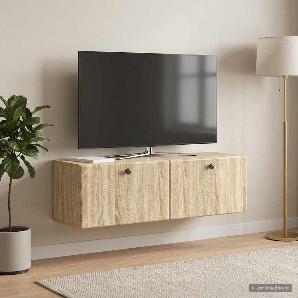 Sienas TV skapis Sonoma ozols 98 x 31 x 30 cm