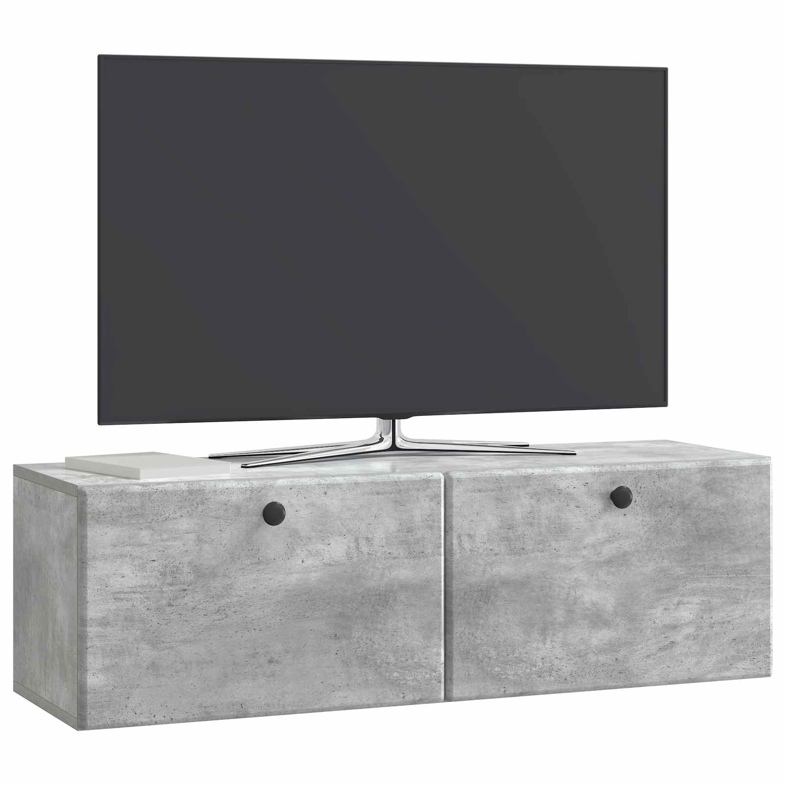 Sienas TV skapis Pelēks betons 98 x 31 x 30 cm