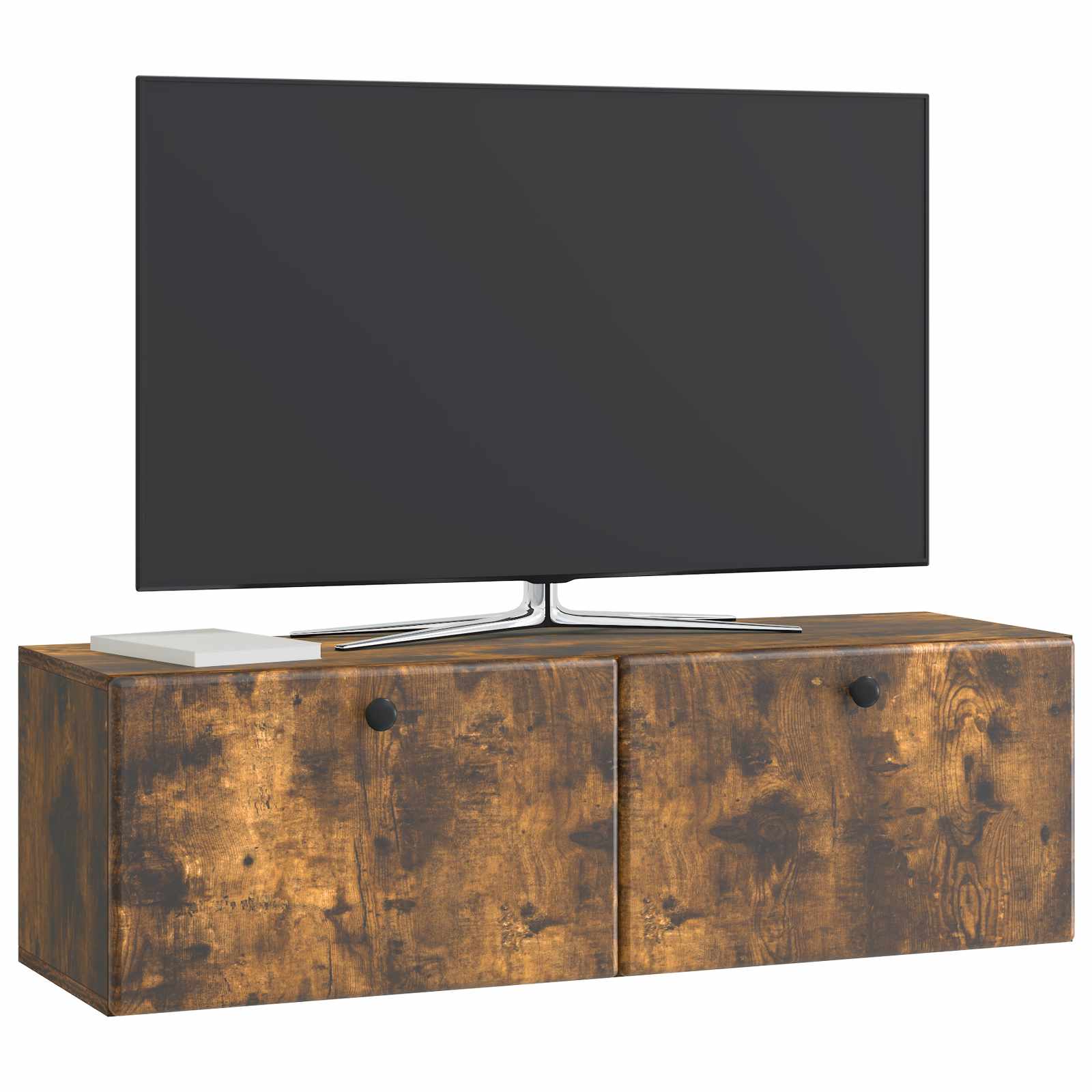Sieninė TV spintelė Dūminio ąžuolo 98 x 31 x 30 cm