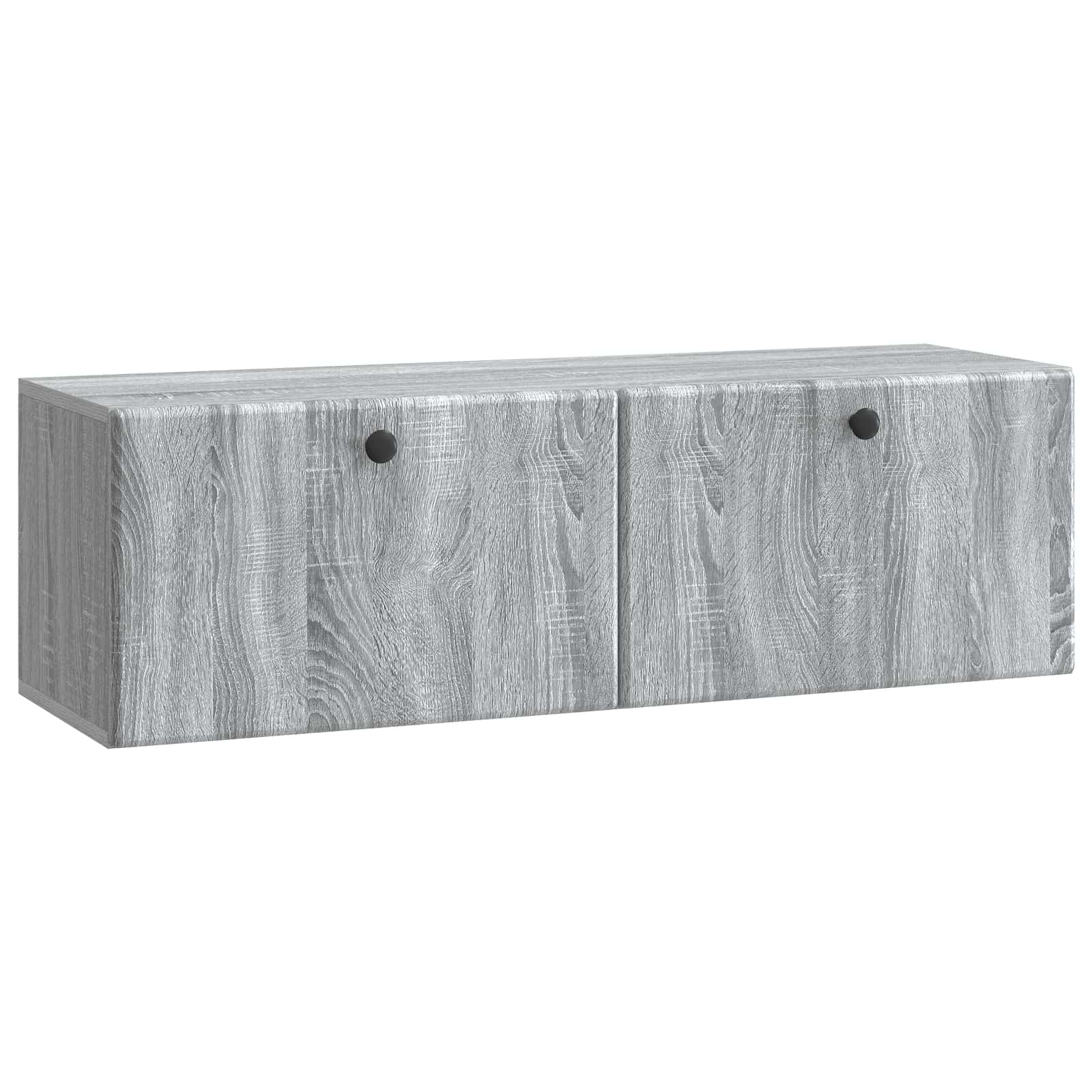 Sieninė TV spintelė Pilka sonoma ąžuolo 98 x 31 x 30 cm