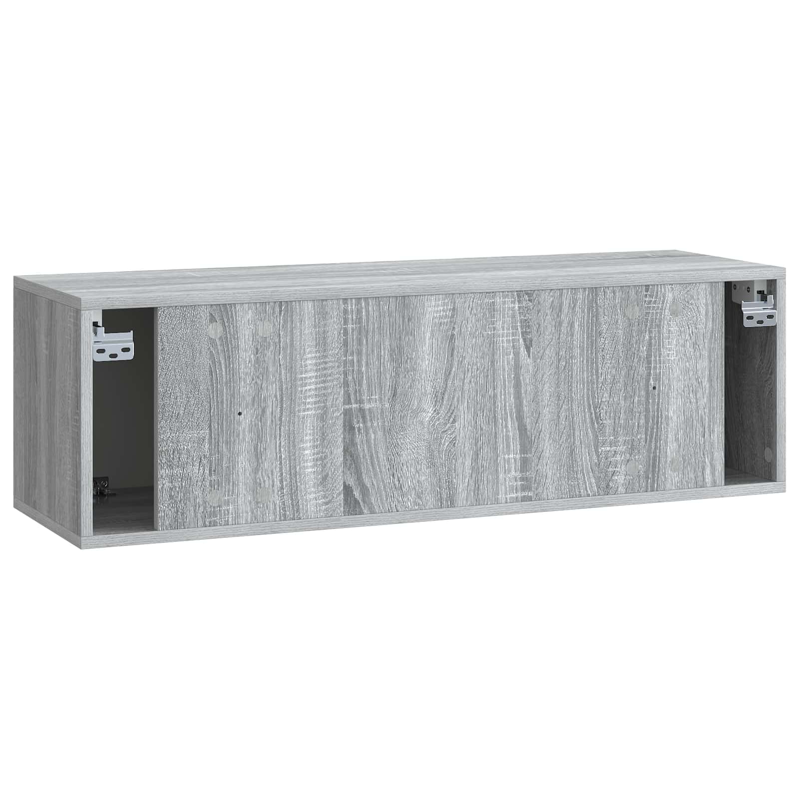 Sieninė TV spintelė Pilka sonoma ąžuolo 98 x 31 x 30 cm